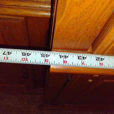 Solid Wood Three Piece Media Cabinet