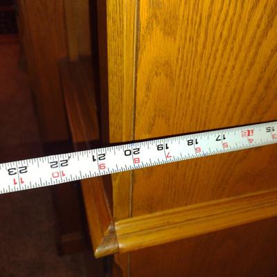 Solid Wood Three Piece Media Cabinet