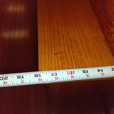 Solid Wood Hutch with Leaping Deer Design Punched Tin Door Panels