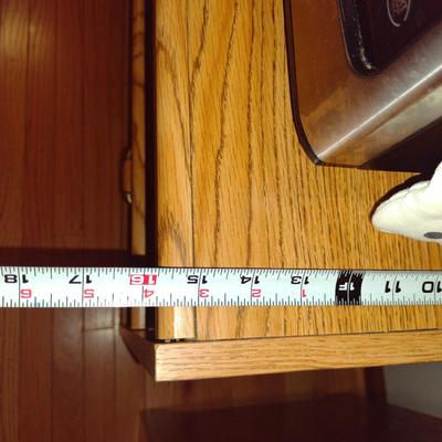 Laminate Wood Finish Kitchen/Microwave Rolling Stand