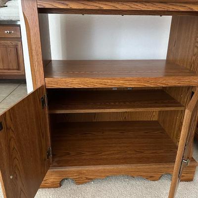 Oak side table