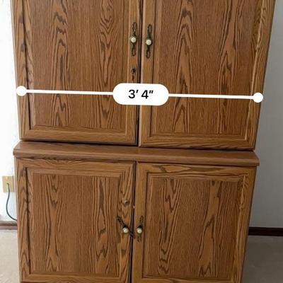 Oak armoire