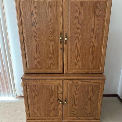 Oak armoire