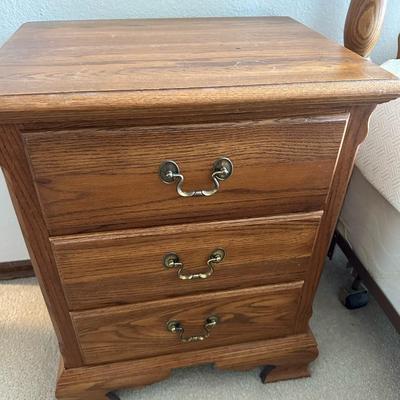 Oak side table