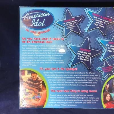 AMERICAN IDOL ALL STAR CHALLENGE DVD GAME - 2006 - SEALED IN CELLO - NEW IN BOX