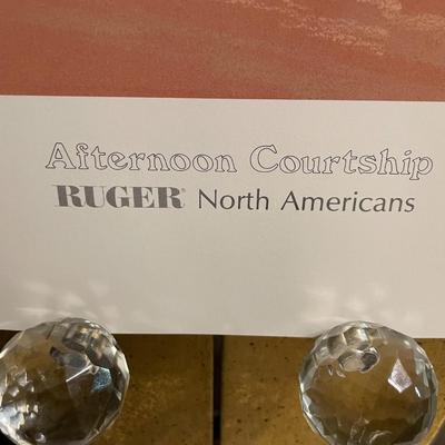 Afternoon Courtship Lithograph by Paul Bosman Artist Signed 759/950 18" x 24" Unframed Shipped in a Tube.