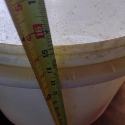 Plastic Storage Drums with Ring Lock Lids