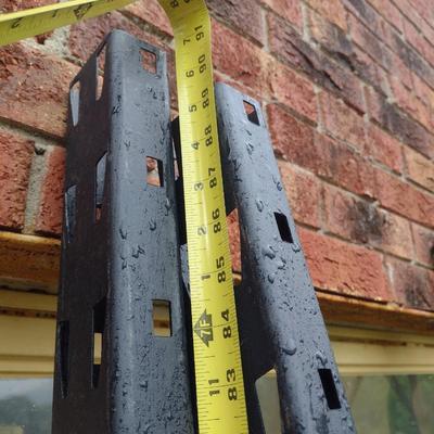 Storage Rack Heavy Duty Steel Frame with Mesh Wire Shelves Four Tier (D)