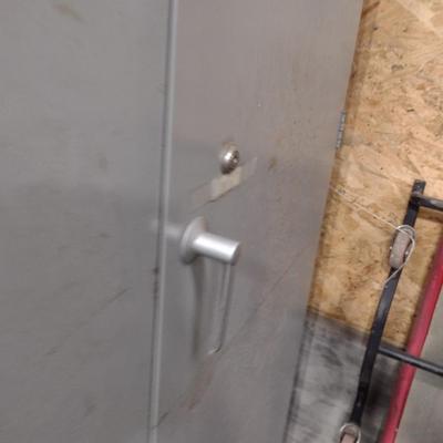 Metal Double Door Storage Cabinet Choice D (No Contents)