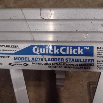 Werner Aluminum Frame Ladder Stabilizer Attachment New Condition