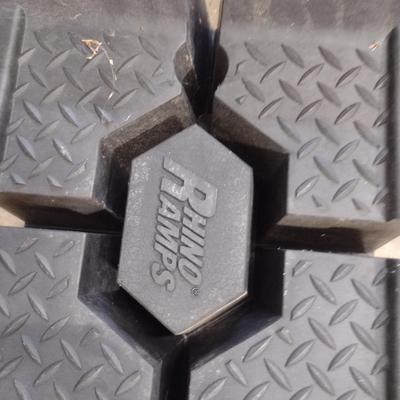 Pair of Heavy Resin Mechanic's Service Ramps