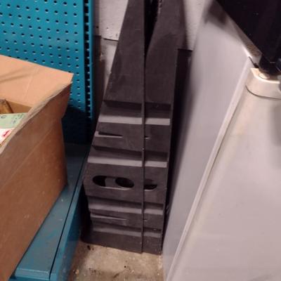 Pair of Heavy Resin Mechanic's Service Ramps