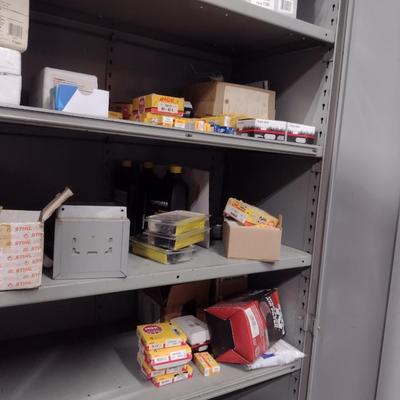 Metal Double Door Storage Cabinet Choice C (No Contents)