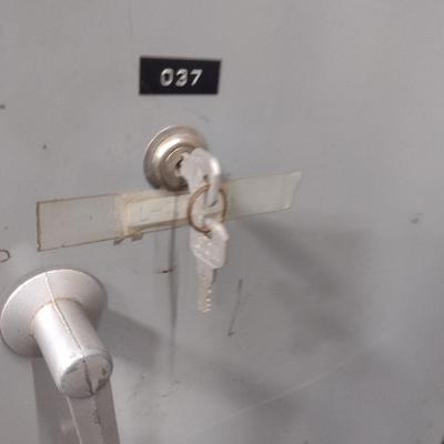 Metal Double Door Storage Cabinet Choice C (No Contents)