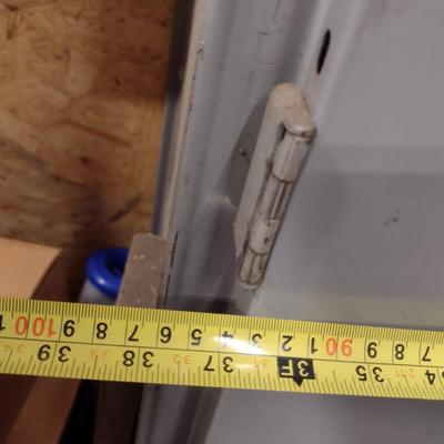 Metal Double Door Storage Cabinet Choice C (No Contents)