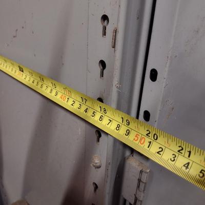 Metal Double Door Storage Cabinet Choice C (No Contents)