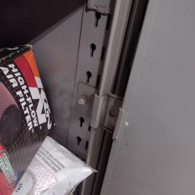 Metal Double Door Storage Cabinet Choice C (No Contents)