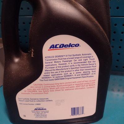 AC Delco Dexron-VL Small Engine Transmission Fluid Pair of One-Gallon New Containers