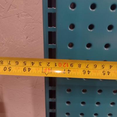 Makita 3-Section Metal Frame Product Display with Peg Board (No Contents)