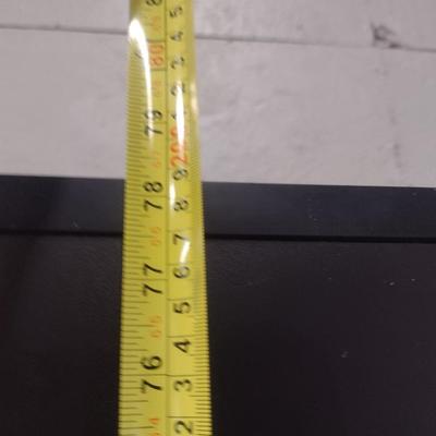 Glass Front Display Case with Slat Wood System for Shelving and Hooks (No Contents)