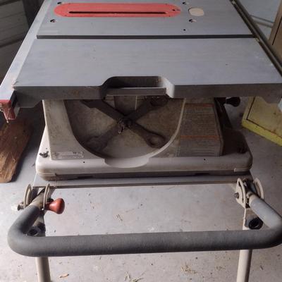 Rigid 10" Table Saw with Folding Stand