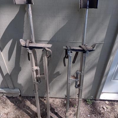 Set of Aluminum Frame Work Stilts