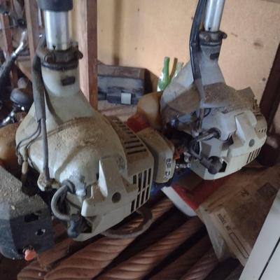 Set of Three Gas Powered Weed Eaters for Parts