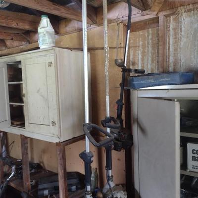 Set of Three Gas Powered Weed Eaters for Parts