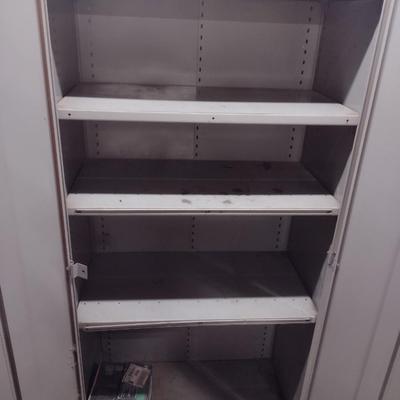Shop Metal Storage Cabinet Double Door Choice A (No Contents)
