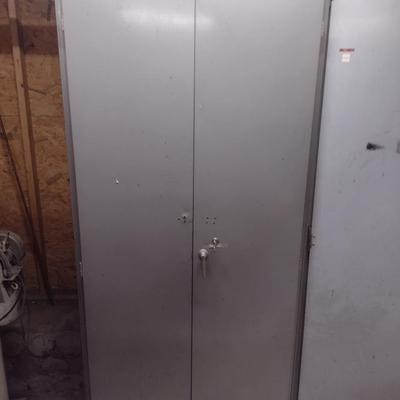 Shop Metal Storage Cabinet Double Door Choice A (No Contents)