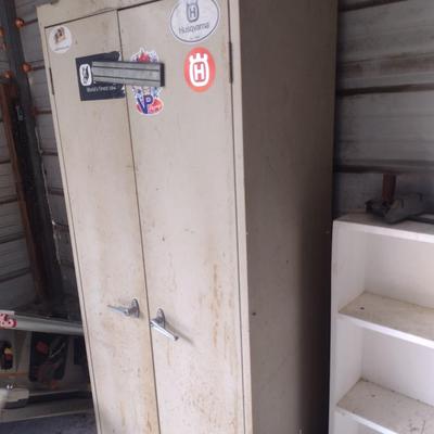 Metal Shop Double Door Cabinet (No Contents)