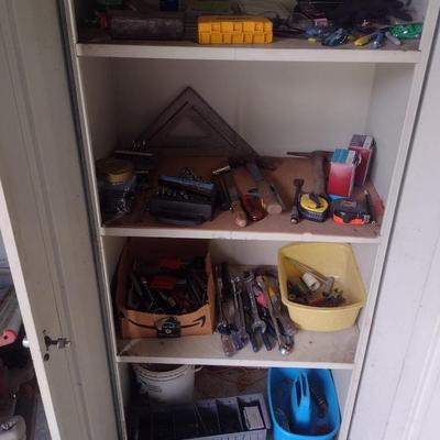 Metal Shop Double Door Cabinet (No Contents)