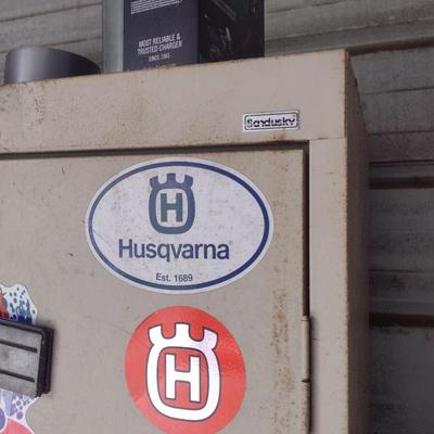 Metal Shop Double Door Cabinet (No Contents)