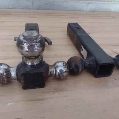 Trailer Hitches Straight Line Design with Ball Connect Pair 2-5/16" and Other Sizes Choice C