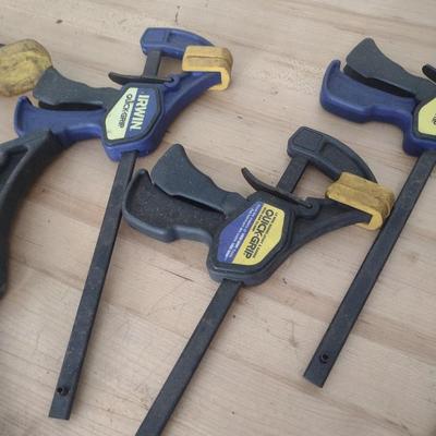 Wood Clamps Adjustable Irwin Quick Grip Various Sizes