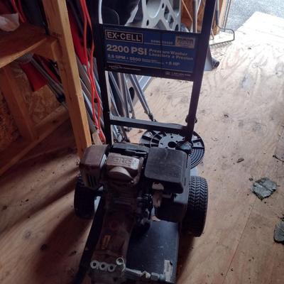 Ex-Cell 2200 PSI Pressure Washer- 2.5 GPM, 5 HP