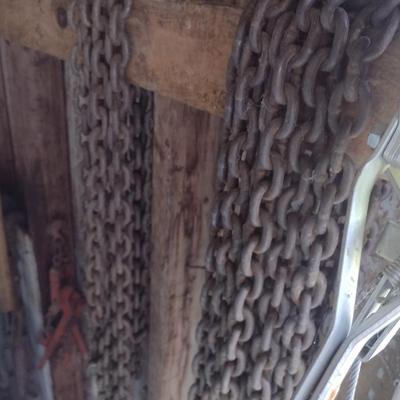 Collection of Chains and Tie-Downs