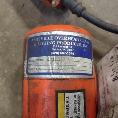 Shop Star Electric 600lb Overhead Chain Lift Winch