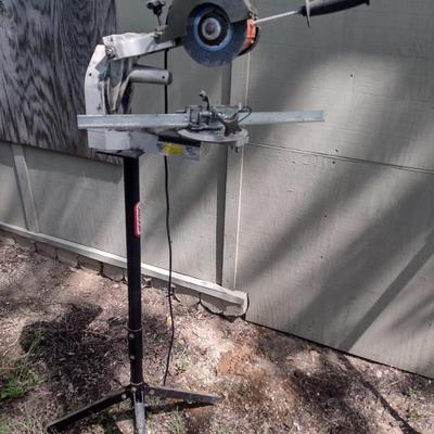 Electric Sharpener for Chain Saw Blades on Stand