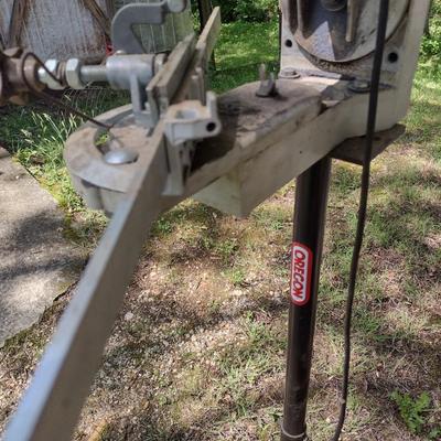 Electric Sharpener for Chain Saw Blades on Stand