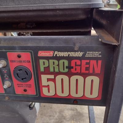 Coleman Powermate Pro-Gen 5000 Generator