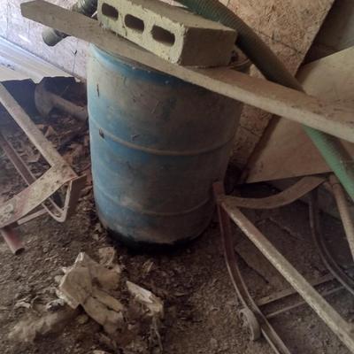 Set of 5 Plastic Drum Barrells (See all Pictures) 55 Gallon