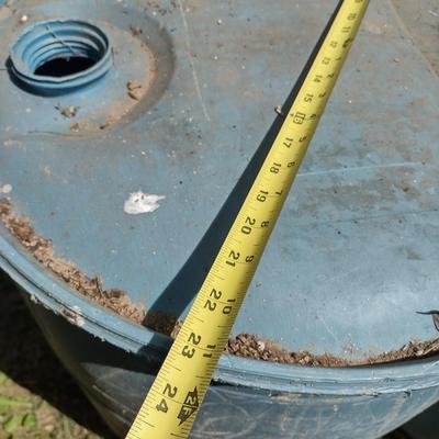 Set of 5 Plastic Drum Barrells (See all Pictures) 55 Gallon