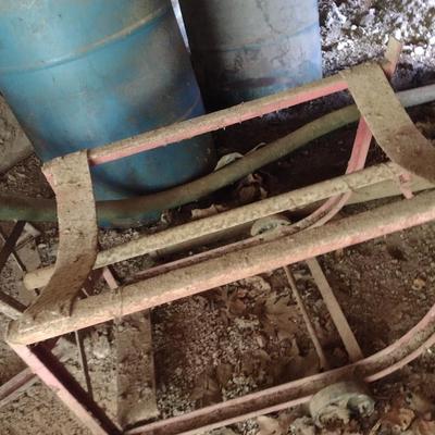 Pair of Metal Frame Drum Barrell Dolly Choice B (See all Pictures)