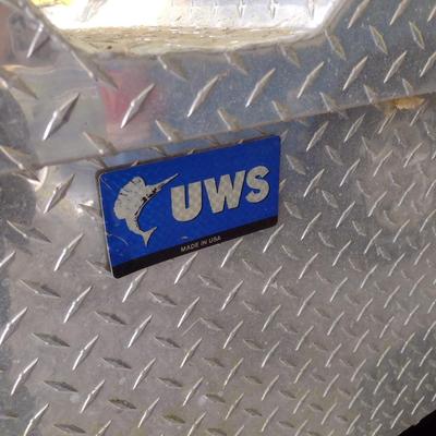 UWS Brand Diamond Plate Steel Truck Bed Toolbox