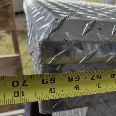 UWS Brand Diamond Plate Steel Truck Bed Toolbox