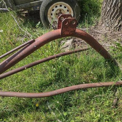 3-PT Hitch Tractor Boom Pole Farm Implement