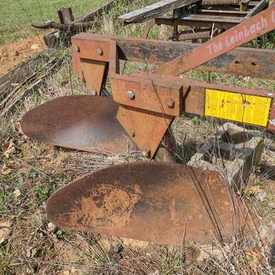 Double Turn Plow Farm Implement