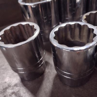 Snap-On 12-Point Mechanic's Socket Large Fit Set 3/4" Drive (#23f)