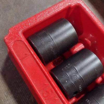 Snap-On Six Mechanic's Socket Set Standard 1/2" Drive (#23d)